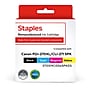 Staples Remanufactured Black High Yield, Black, Cyan, Magenta, Yellow Standard Yield Ink Cartridges Replacement for Canon PGI-27~#|#~EA2BC2F8-CC1A-4385-9F3A4296CDB8851D_sc7