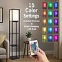 Simple Designs Etagere Organizer 62.5" Floor Lamp with Rectangular Shade, Black (LF1037-BLK-CCLB)~#|#~EA2CAE51-66D8-4817-B3628FF4F2DD2433_sc7