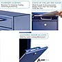 AdirOffice Steel Indoor/Outdoor Interoffice Drop Box Mailbox, Medium, Blue (631-05-BLU-PKG)~#|#~EA2D7DA7-F368-490F-BE811000C3CCA313_sc7