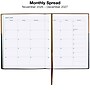 2027 Excello Brands 8" x 10" Weekly & Monthly Planner, Paperboard Cover, Brown/Black (NRY27-PK810-BN)~#|#~EA2E3184-8F7F-405C-A3EDFF79BB3DB52E_sc7