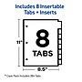 Avery Big Tab Insertable Dividers, 8-Tab, Multicolor, 8 1/2" x 11"~#|#~s1067647_sc7