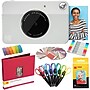 Kodak Printomatic Instant Print Camera, Grey, Photo Paper, 20 Sheets & Accessories Art Bundle~#|#~EA349BFE-80F7-4F3C-97D73B1AEF468A16_sc7