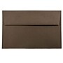 JAM Paper A9 Booklet Envelope 5 3/4" x 8 3/4", Chocolate Brown, 100/Pack (32311328d)~#|#~EA37B327-F999-468B-BCF21B55ADF40377_sc7