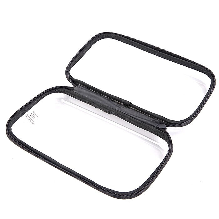 Clear PET Pencil Pouch, Black (61748) | Staples