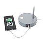 Simple Designs Sleek Essentials LED Desk Lamp, 15.2", with USB Ports, Gray (LD1072-GRY)~#|#~EA3CFD2B-88F3-4B4A-815675B8EBBA9A32_sc7