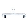 Nahanco 14.25" Plastic Heavy Weight Skirt/Slack Hanger, Clear, 100/Box (600RC)~#|#~EA442ECD-9EFD-4AB5-8EA207831E6EAC6B_sc7