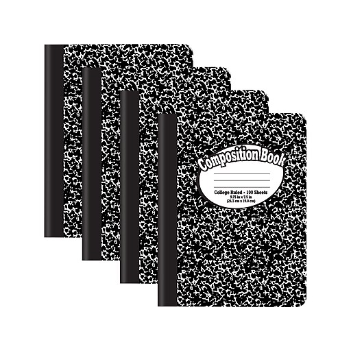 Better Office 1Subject Composition Notebooks, 7.5" x 9.75", College
