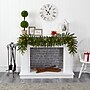 Nearly Natural 6 ft. Pre-Lit Pine Garland, Green (W1109)~#|#~EA458F49-9EFC-4F9D-98887DE3A2457AF5_sc7