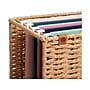 U Brands Woven Paper Rope File Basket, Brown (6084U00-01)~#|#~EA496453-57B7-49FD-AF0E789E58A0CDB5_sc7