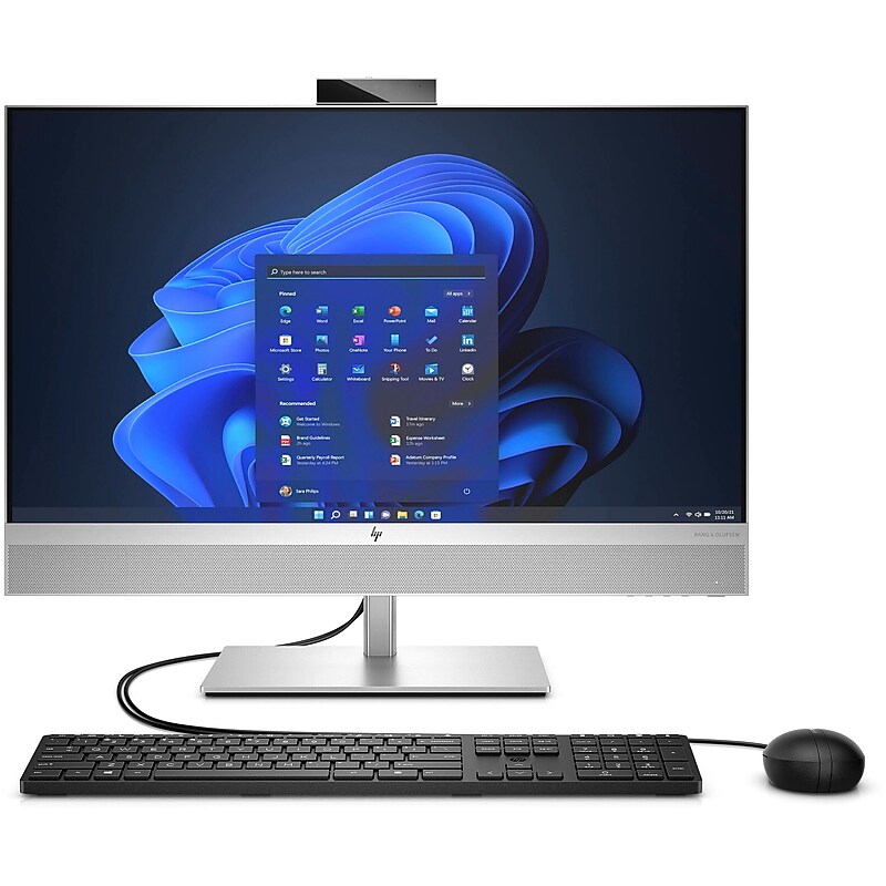 HP EliteOne 870 G9 All-in-One Desktop Computer, Intel Core i7-14700, 16GB RAM, 512GB SSD, Windows 11 Pro (A94CTUT#ABA) image 1