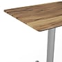 Flash Furniture TopGuard Rectangle Wood Restaurant Dining Table and Base, 30" x 24", Natural/Silver Base (ST2430NATT2222S)~#|#~EA4EA4A8-25E8-490A-BED2400D000BC818_sc7