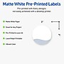 Avery Laser/Inkjet Circle Multipurpose Labels, 3" Dia., White, 60/Pack (S00EV1)~#|#~EA4F747C-75F9-4683-816ABBF1BD02015F_sc7