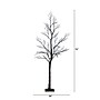 Nearly Natural 6' Pre-Lit Halloween Minimalist Twig Artificial Fall Tree with 320 Orange and Purple LED Lights (T4926)~#|#~00B7E5C6-8FA8-4907-8EAD4DB9B7E11C9B_sc7