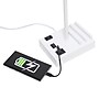 Simple Designs Rectangular Multi-Use 1 Light 15.3" LED Table Lamp with 2 USB Ports and Charging Outlet, White (LT1110-WOW)~#|#~EA511750-42C7-4F15-94D1ADFF9E5F94EB_sc7