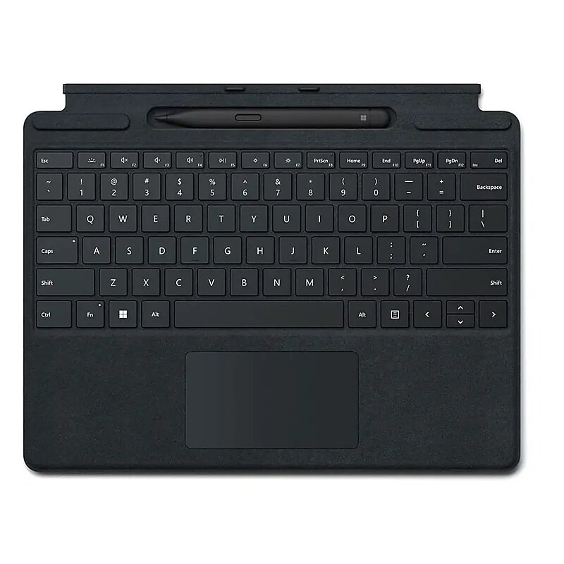 Microsoft Surface Pro Signature Keyboard with Slim Pen 2 for Surface Pro X/8/9, Black (8X6-00001) image 1
