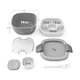 bentgo Salad Container, Gray, 54 oz. (BGOSAL-Y)~#|#~EA57BCC2-8A9E-4110-AB8EF571E2E11A93_sc7