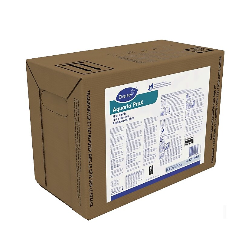 Diversey Aquaria ProX Floor Care Floor Finish, 5 Gallon (5120870) image 1