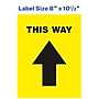 Avery Directional "This Way" Preprinted Floor Decals, 8" x 10.5", Yellow/Black, 5/Pack (83022)~#|#~EA5D6914-BBD6-459D-AD53D9EABE98D115_sc7
