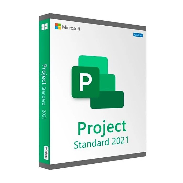 Microsoft Project Standard 2021 for Windows, 1 User