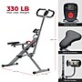 Sunny Health & Fitness Row-N-Ride Hydraulic Squat Assist Trainer, Gray/Black (SF-A023053)~#|#~EA6340B7-0AAD-47A7-ABDB04FEA01C9BE5_sc7