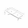 Bush Business Furniture 120W x 48D Boat Shaped Conference Table with Metal Base, Storm Gray (99TBM120SGSVK)~#|#~EA6353B2-B0F3-49F6-B4494AFFD686687D_sc7
