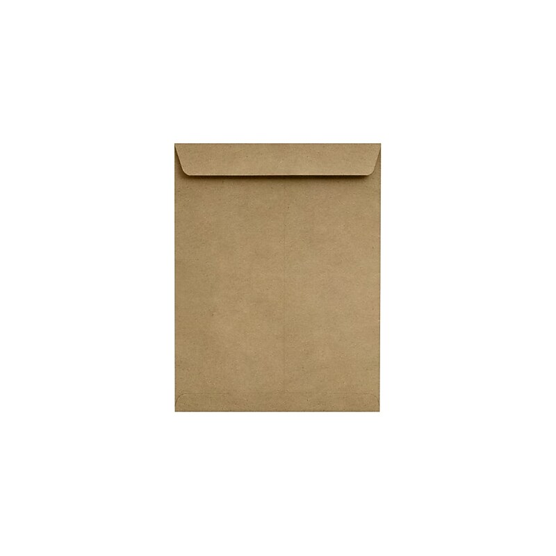 LUX 70lbs. 10" x 13" Open End Envelopes, Grocery Bag Brown, 500/BX (4897-GB-500) image 1