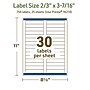 Avery Dissolvable Rectangle Multipurpose Labels, 2/3" x 3-7/16", Off-white, 750/Pack (94210)~#|#~EA678E7A-28F2-4620-927F7BC40889EBE2_sc7
