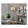 Adesso Rebecca 60" Natural Rubberwood Floor Lamp with White Drum Shade (1601-12)~#|#~EA67CC35-D7E1-4E6A-8A9FDA0D8DF21B5F_sc7