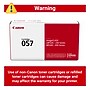Canon 057 Black Standard Yield Toner Cartridge, 2/Pack (CAN0572PK-VB)~#|#~EA6921F9-C8EF-4C12-9D27A670481C94B6_sc7