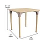 Flash Furniture Bright Beginnings Hercules Square Table, 24" x 24", Height Adjustable, Beech (MK-ME088023-GG)~#|#~EA6A1DD6-453B-4CA2-A349BFF01156B96C_sc7
