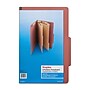 Staples® 60% Recycled Pressboard Classification Folder, 2-Dividers, 1" Expansion, Legal Size, Red, 5/Pack (413740/TR413740)~#|#~EA6AC7C4-3E77-4C98-8BE6086AF6797CA1_sc7