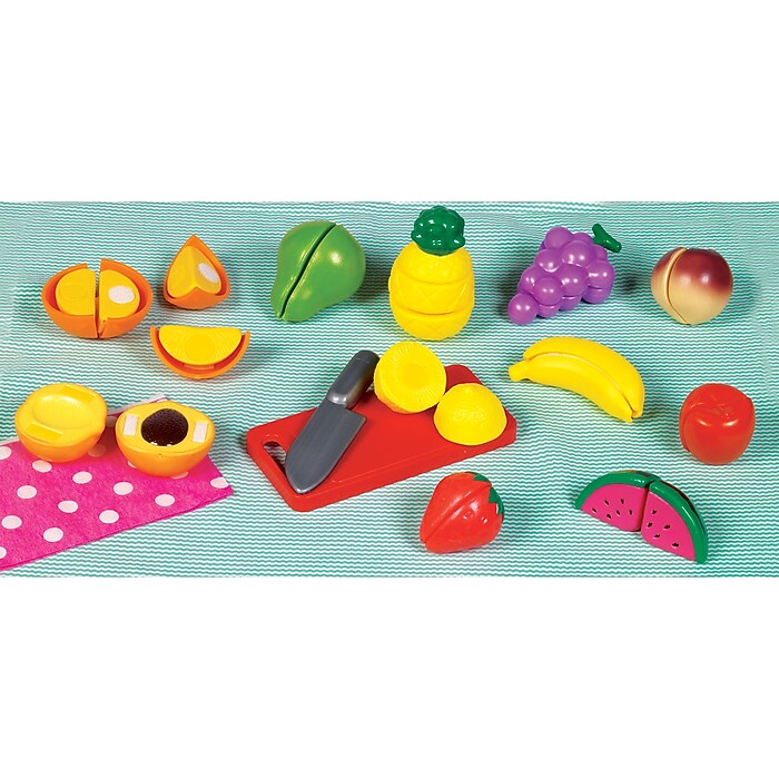 Small World Toys Fun-With-Fruit, Assorted Colors, 13 Pieces/Set