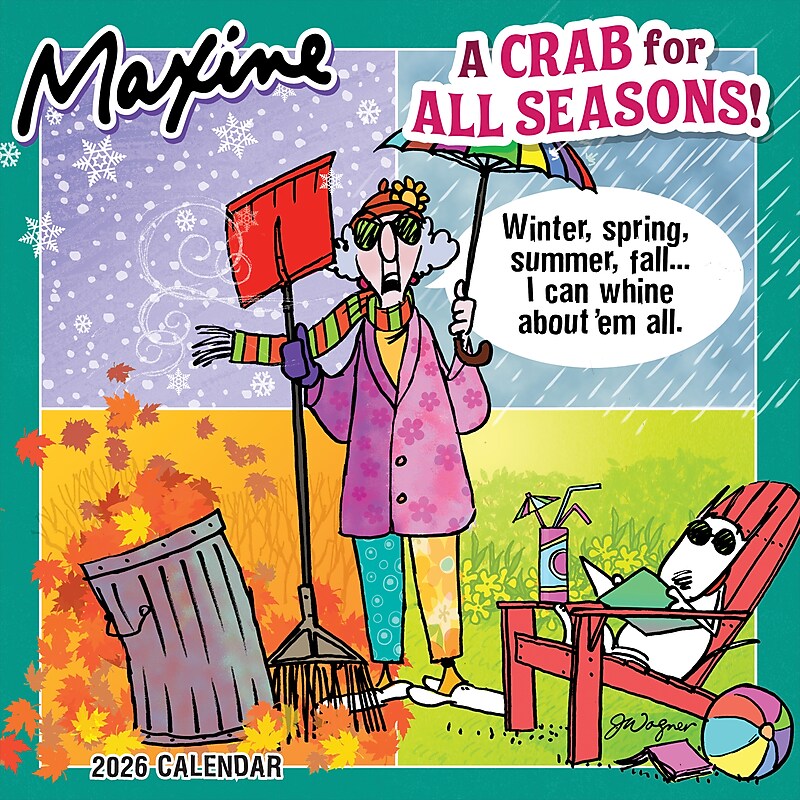 2026 TF Publishing Maxine 12" x 12" Monthly Wall Calendar (26-1110) image 1
