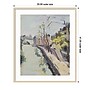 Amanti Art Grand Quay Paris by Anne Durham Wood Framed Wall Art Print, 35" x 41" (A42677451182)~#|#~EA780300-F235-4689-A6D4DC74EADCEF33_sc7