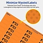 Avery Laser/Inkjet Multipurpose Decorative Edge Labels, 0.5" x 2.5", Bright Orange, 900/Pack (94749)~#|#~EA7BCFAB-B45D-4C3B-B20AE9AFBA941B39_sc7