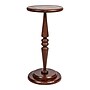 Storied Home Bishop Pedestal Cocktail Side Table, Dark Chestnut (EC1433)~#|#~EA7C2B63-2BB4-49FE-BA4300020A160ED2_sc7