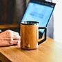 Elemental Summit Stainless Steel Travel Mug, 16 oz., Teakwood (EMLEM16WD1)~#|#~EA7D6797-89AC-420C-8D2BEB8A6033C2BA_sc7