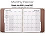 2026-2027 Excello Brands 7" x 9" Academic Year Executive Monthly Planner, Monthly, 12 Month, Brown~#|#~EA7D84FC-2967-4F53-B792C141428756EE_sc7