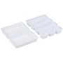 Mind Reader 8-Piece Plastic Drawer Organizer, White (8INTBOX-WHT)~#|#~EA7E3B02-3CEC-4C9E-9DB9B4F84688A0A0_sc7