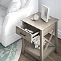 Bush Furniture Key West 20" x 20" End Table, Washed Gray (KWT120WG-03)~#|#~EA89E5AE-C2A7-4B83-ACA0DB780DEB0C0F_sc7
