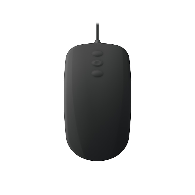 Cherry AK-PMH3 Series Medical Ergonomic Ambidextrous USB Mouse, Black (AK-PMH3OB-US-B) image 1