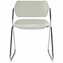 Acton Stacker Original Plastic Sled Base Chair, Pearl/Chrome, 2/Carton (PSF2030)~#|#~EA918C8C-D71A-4998-AF316398B71334EC_sc7