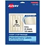 Avery Pearlized Ivory Rectangle Multipurpose Labels, 9.75" x 1.25", Ivory, 125/Pack (94262)~#|#~EA997BA9-FECA-4E66-A983A4F80DBE0509_sc7