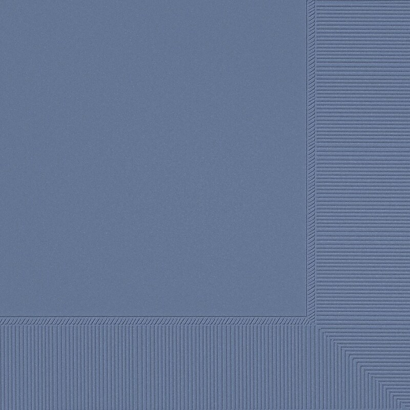 Party City Lunch Napkin, 2-Ply, Indigo, 40 Napkins/Pack (AM61211-168) image 1