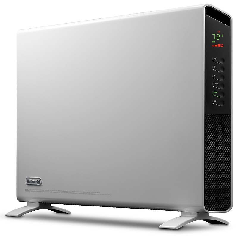 De'Longhi SlimStyle 1500-Watt Digital Convection Panel Electric Heater with Dual Fan, White (HCX9115E-6A) image 1
