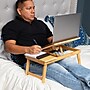 Mind Reader 12" x 19.75" Lap Desk/Laptop Stand With Folding Legs, Brown (BEDTRAYBM-BRN)~#|#~EAA7EC95-A2D7-4B5C-A79CCD520D2B6508_sc7