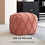 Anji Mountain Atlas Terracotta Fabric Rectangular Pouf Ottoman (AMBPF097-1917)~#|#~EAAC6AE8-7131-41EB-B5E9457DBCA73D2E_sc7