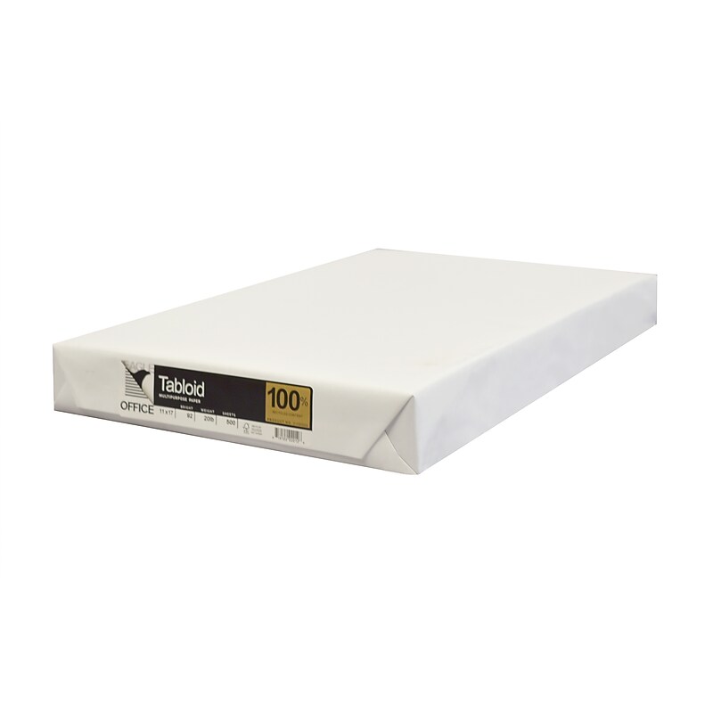 American Eagle 100% Recycled 11" x 17" Multipurpose Paper, 20 lbs., 92 Brightness, White, 500/Ream (31550503) image 1