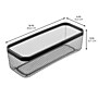 mDesign Steel Organizer, Matte Black (25960)~#|#~EAAF3AAD-2900-4EFF-9F339481931B2AA8_sc7