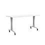 Safco Rumba Training Room Table, 24" x 60", Designer White (RBA6024TCASLDSWT)~#|#~EAB0346C-377C-403D-92DFB7004253DCF8_sc7